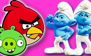 Image result for Angry Birds Smurfs