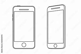 Image result for Line Drawing Smartphone