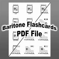 Baritone Amp Euphonium Chart And Flashcards