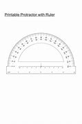 Image result for Half Degree Protractor Printable