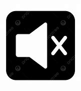 Image result for White Mute Icon