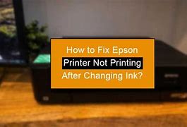 Image result for My Epson Printer Won't Print