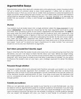 Image result for Writing an Argumentative Essay Example