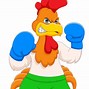 Image result for Boxing Rooster Cartoon
