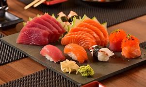 Image result for Sashimi Nigiri Sushi Diffreence