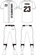 Image result for Blank Baseball Jersey Template