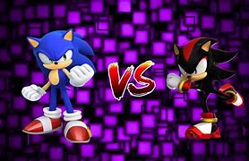 Image result for Classic Sonic vs Shadow