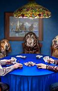 Image result for Animals Playing Poker