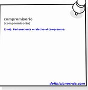 Image result for compromisorio