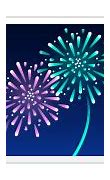 Image result for Happy New Year Fireworks Emoji
