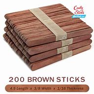 Image result for Brown Popsicle Sticks