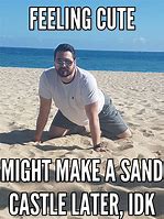Image result for beach memes burn