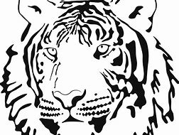 Image result for Tiger Outline Template