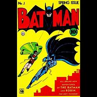 Image result for 1st Batman Comic Book