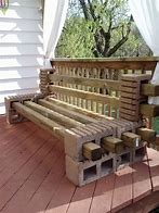 Image result for Concrete Block Benches