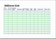 Image result for Christmas Address Book Template Excel