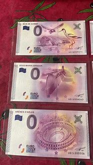Image result for 0 Euro Note