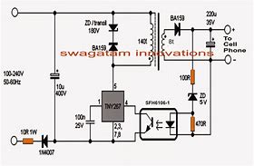 Image result for Cell Phone Charger Schematic