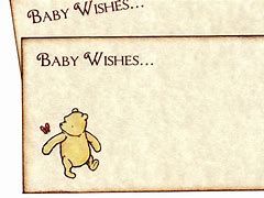 Image result for Winnie the Pooh Baby Card