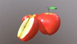 Image result for Apple Cut into Two Pieces