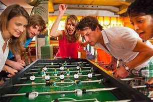 Image result for Friends Foosball Table
