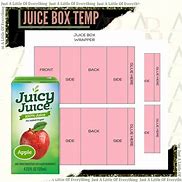 Image result for Juice Box Template 1 Litre Biox