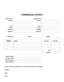 Image result for Generic Commercial Invoice