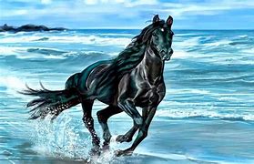 Image result for Blue Horse Wallpaper