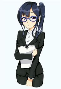 Image result for Cute Anime Girl in a Suit