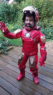 Image result for African American Child Halloween Iron Man