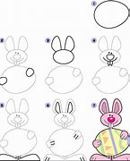 Image result for How to Draw Easter Bunny
