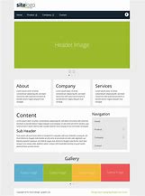 Image result for Website Page Template