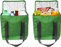 Image result for Zippered Insulated Grocery Bags