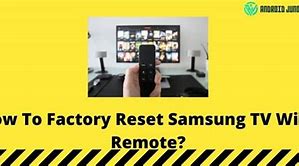 Image result for Factory Reset Samsung TV