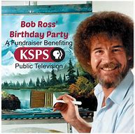 Image result for Bob Ross Birthday