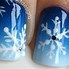 Image result for Blue Purple Snowflake Nail Art