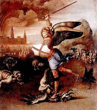 Image result for Raphael St Michael and the Dragon