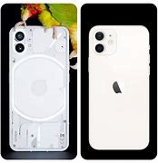 Image result for Nothing Phone +1 Back vs iPhone 12 Pro