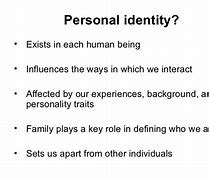 Image result for Personal Identity