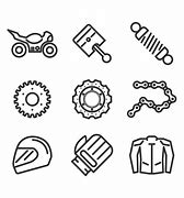 Image result for Motorcycle Parts Vector