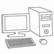 Image result for Computer Outline Vector