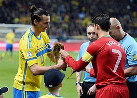 Image result for Zlatan vs Ronaldo