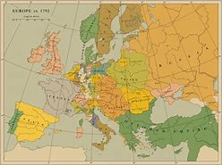 Image result for Europe Map 1792