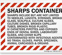 Image result for Sharp Container Disposal Sign