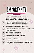 Image result for Good New Year Resolutions Lists