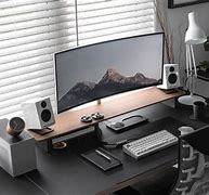 Image result for 48 Inch TV Desk Setup