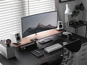 Image result for Modern Computer Desk Setup