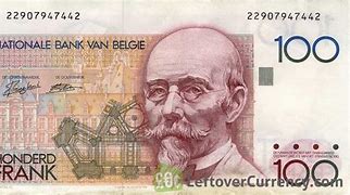 Image result for Belgian Franc