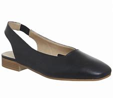 Image result for Ladies Flat Black Slingback Shoes Size 7