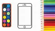 Image result for iPhone with Apps Coloring Page Mini